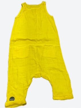 nununu Yellow Sleeveless Romper Top